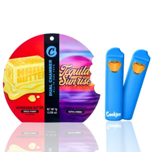 Cookies - Dual Chamber Vape 1ml - Berniehana Butter × Tequila Sunrise