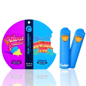 Cookies - Dual Chamber Vape 1ml - Triple Scoop × Georgia Pie